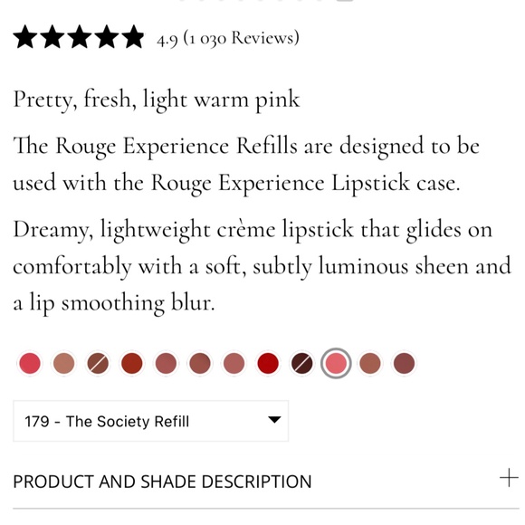 Lisa Eldridge Rouge Experience Lipstick – Society Refill (NEW & Unopened) - Picture 2 of 7